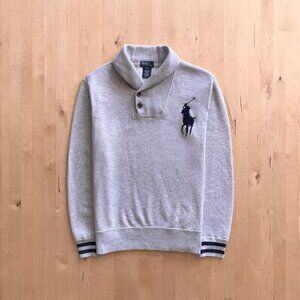 Polo Ralph Lauren Shawl Collar Sweatshirt Boy's Large